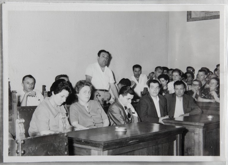 Poggibonsi, 18-19 luglio 1964, XX° anniversario della liberazione e conferimento ad Alcide Cervi della cittadinanza onoraria. Partecipanti alla cerimonia